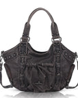 Classic Multi-Color Drawstring Rivet Vintage Shoulder Crossbody Bag