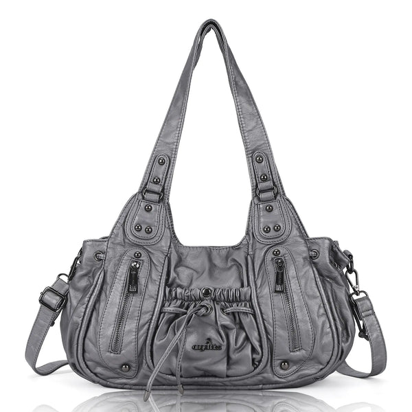 Trendy & Versatile Washed Vegan Leather Wallet