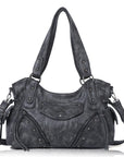 Vintage Textured Vegan Leather Bag – Subtle Luxury