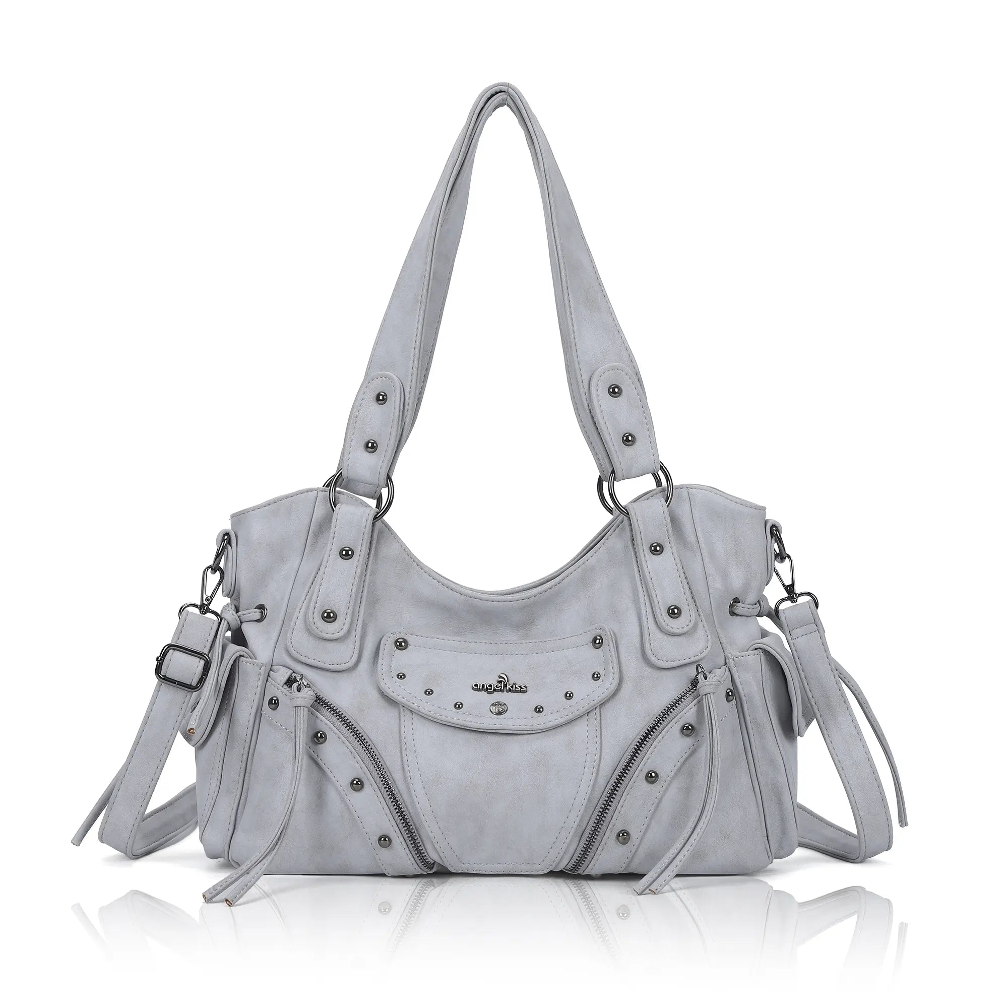 Vintage Textured Vegan Leather Bag – Subtle Luxury