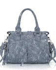Minimalist Fashion Printed Vegan Leather Shoulder Tote