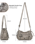Vintage Studded Vegan Leather Everyday Bag | Custom Hardware