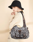 Vintage Slouchy Moto Shoulder Purse