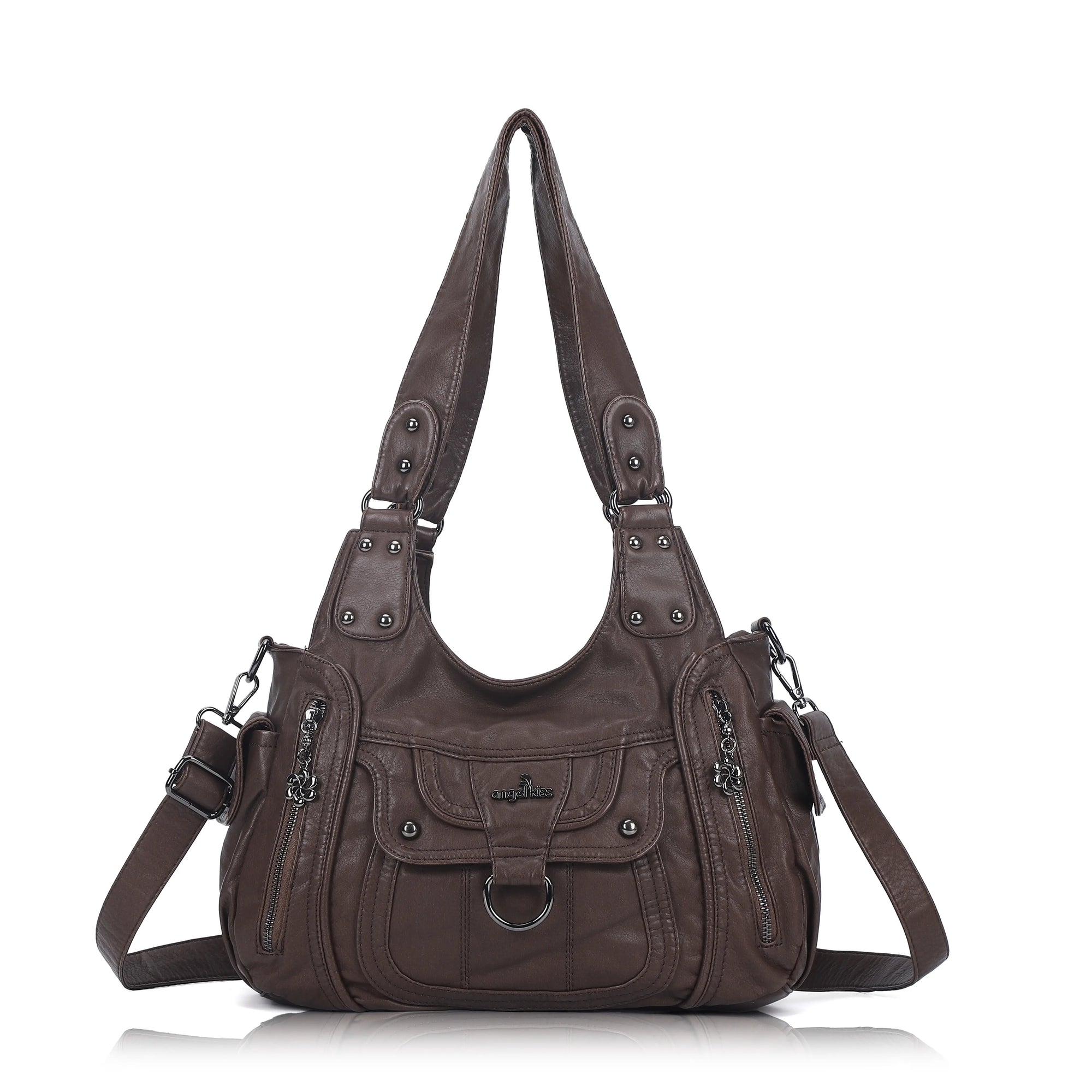 Vintage Slouchy Moto Shoulder Purse