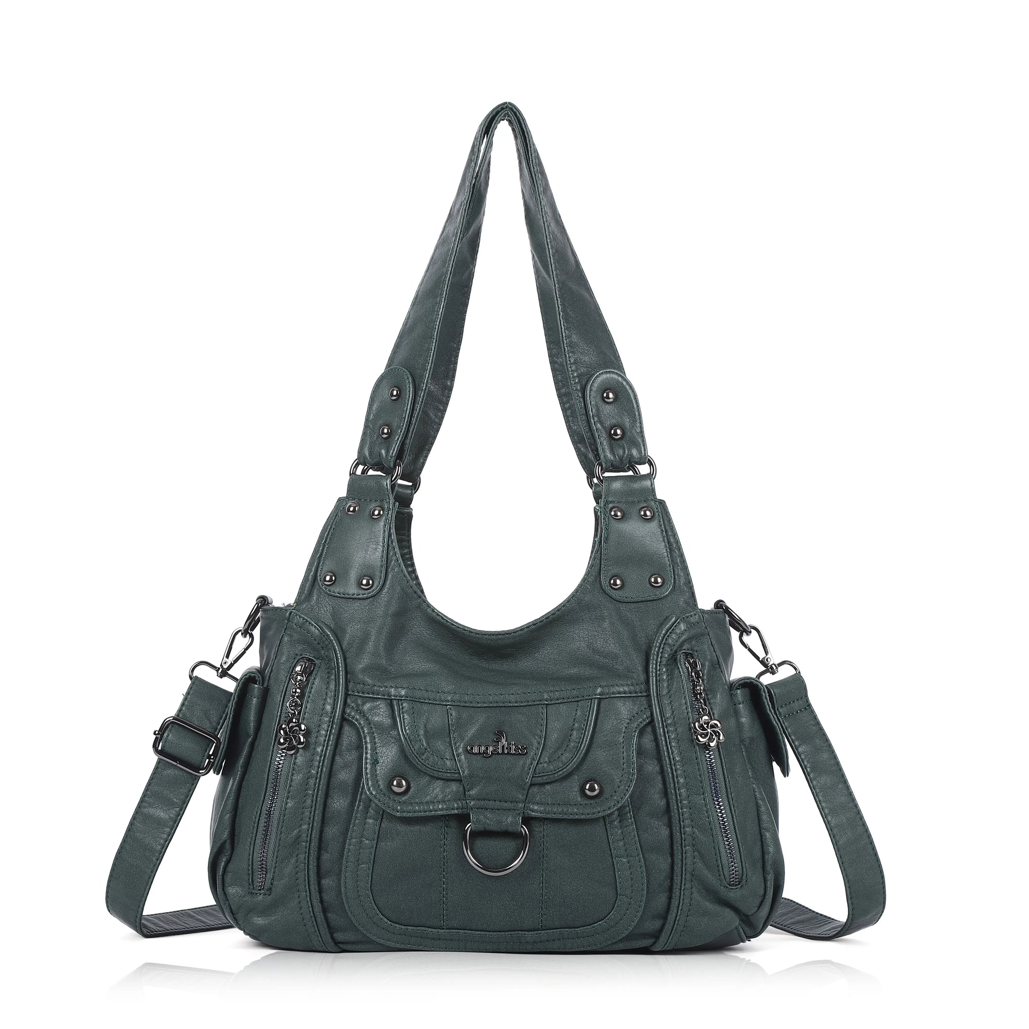 Vintage Slouchy Moto Shoulder Purse