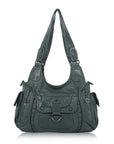 Vintage Slouchy Moto Shoulder Purse