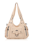 Vintage Slouchy Moto Shoulder Purse