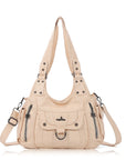 Vintage Slouchy Moto Shoulder Purse