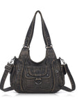 Vintage Slouchy Moto Shoulder Purse