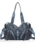 Shoulder Bag – Vintage Multi-Pocket Slouchy Design