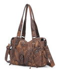 Shoulder Bag – Vintage Multi-Pocket Slouchy Design