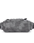 Tie-Dye Hobo Shoulder Bag with Rivet Strap Details
