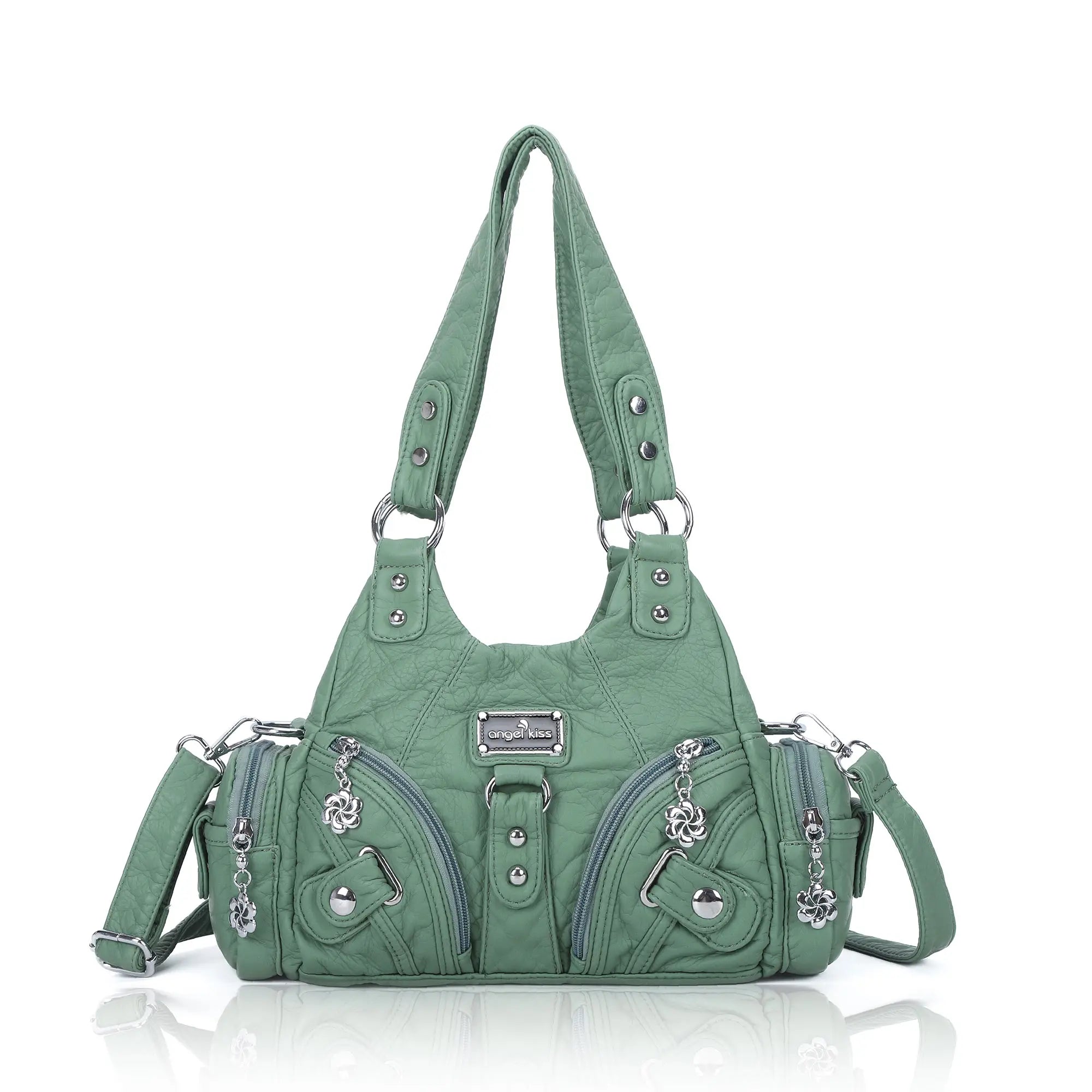 Retro tie-dye adjustable chic shopping tote