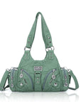Retro tie-dye adjustable chic shopping tote