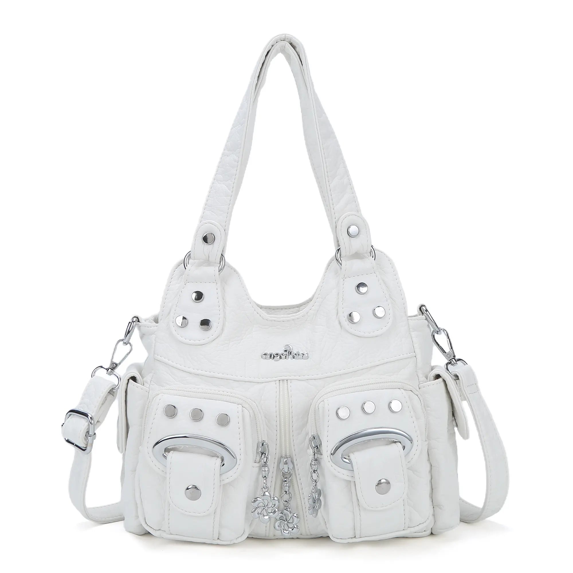 【NONCODE】Pept Vintage Multi-Pocket Shoulder Bag Angelkiss Vintage Multi-Pocket Shoulder Handbag – Available