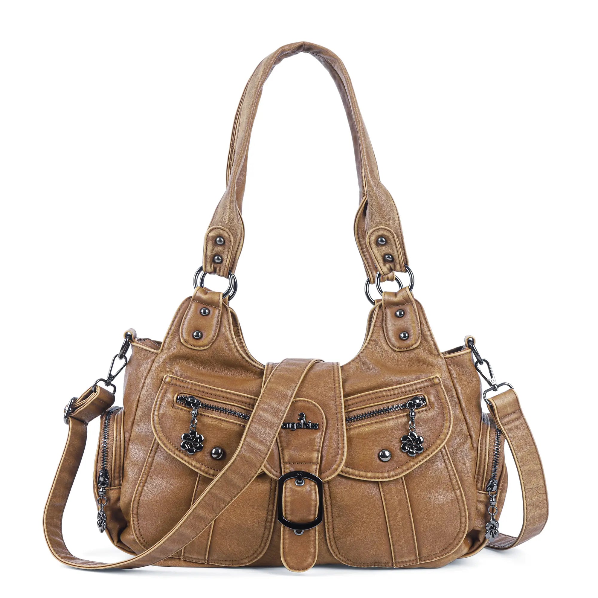 Bolso hobo retro multicompartimentos de gran capacidad para mujer | Bolso Angel Kiss