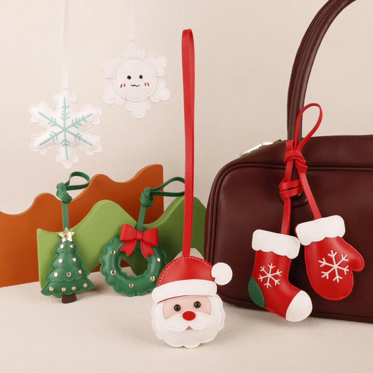 Christmas Bag Charms – Candy Cane, Santa &amp; Holiday Favorites
