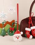 Christmas Bag Charms – Candy Cane, Santa & Holiday Favorites