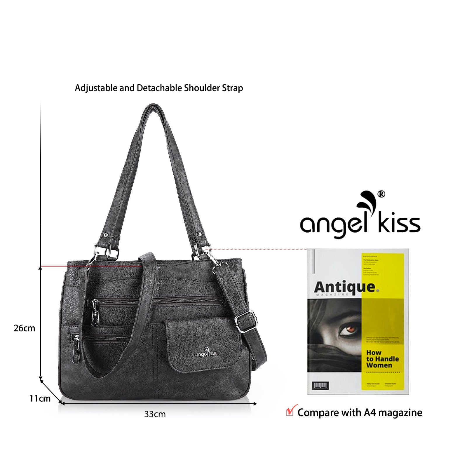 Stylish Trendy  Adjustability multi-functional Daily  women shoulder bag | Angel Kiss bag