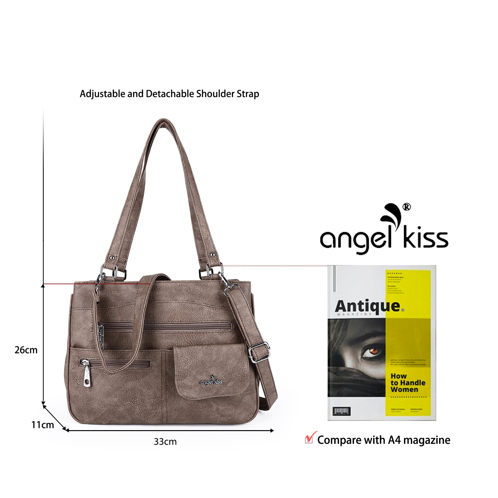 Stylish Trendy  Adjustability multi-functional Daily  women shoulder bag | Angel Kiss bag