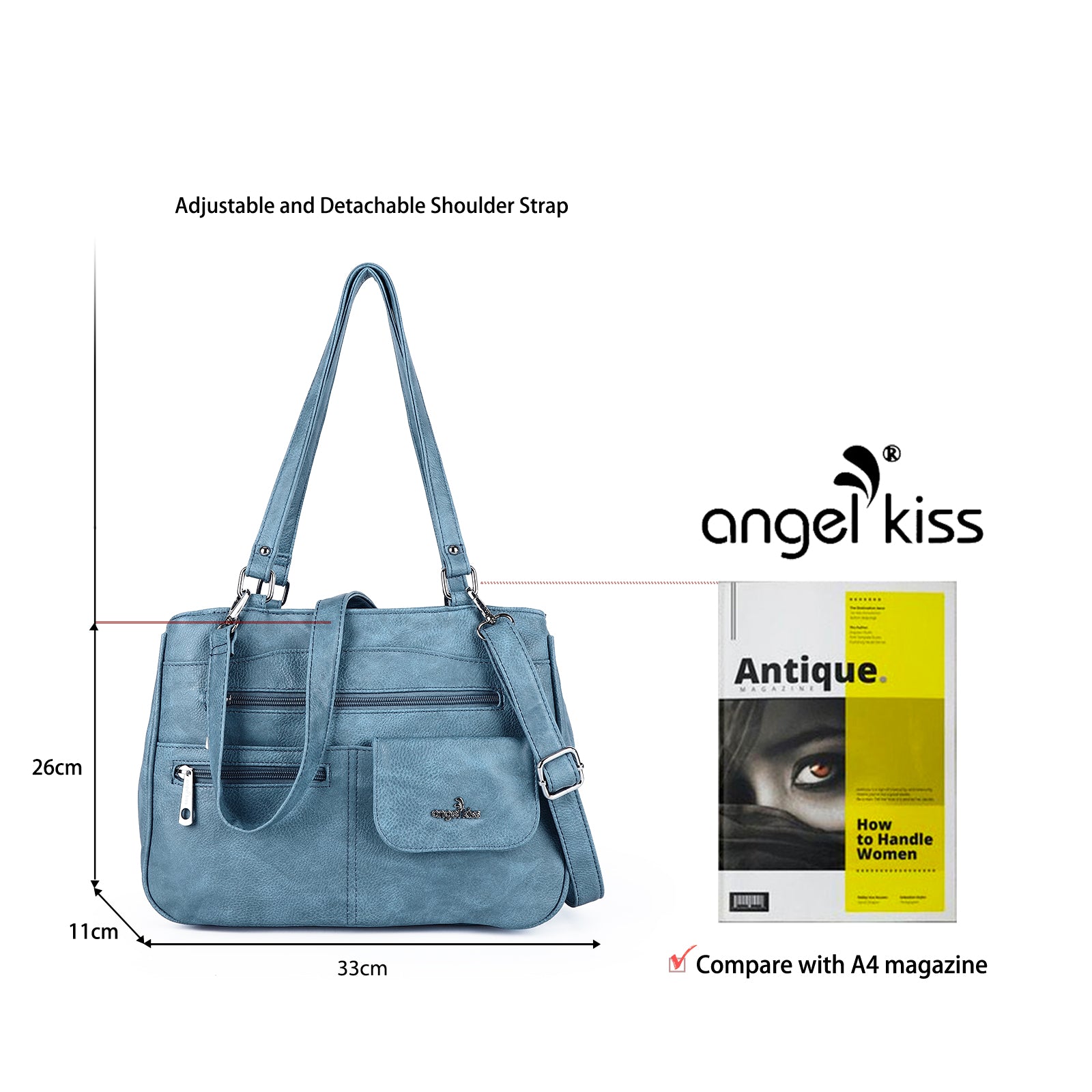 Stylish Trendy  Adjustability multi-functional Daily  women shoulder bag | Angel Kiss bag