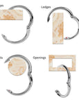 Angelkiss Instant "No-Drop" Metal Bag Hanger (Anti-Slip Design)