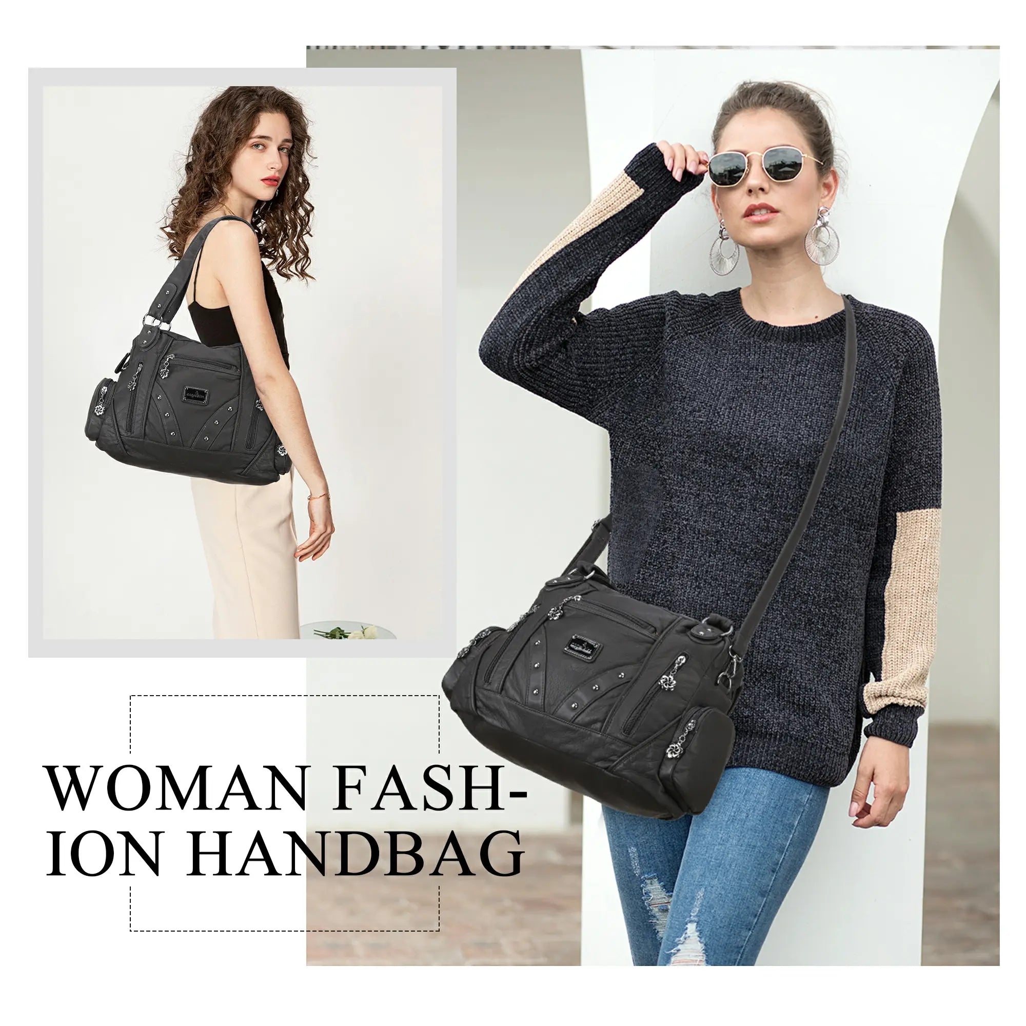Minimalist Luxury Tote Handbag / Shoulder Bag