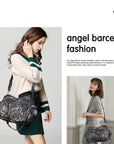 Women shoulder Handbag of High Quality Washed PU Leather-Angelkiss Bag