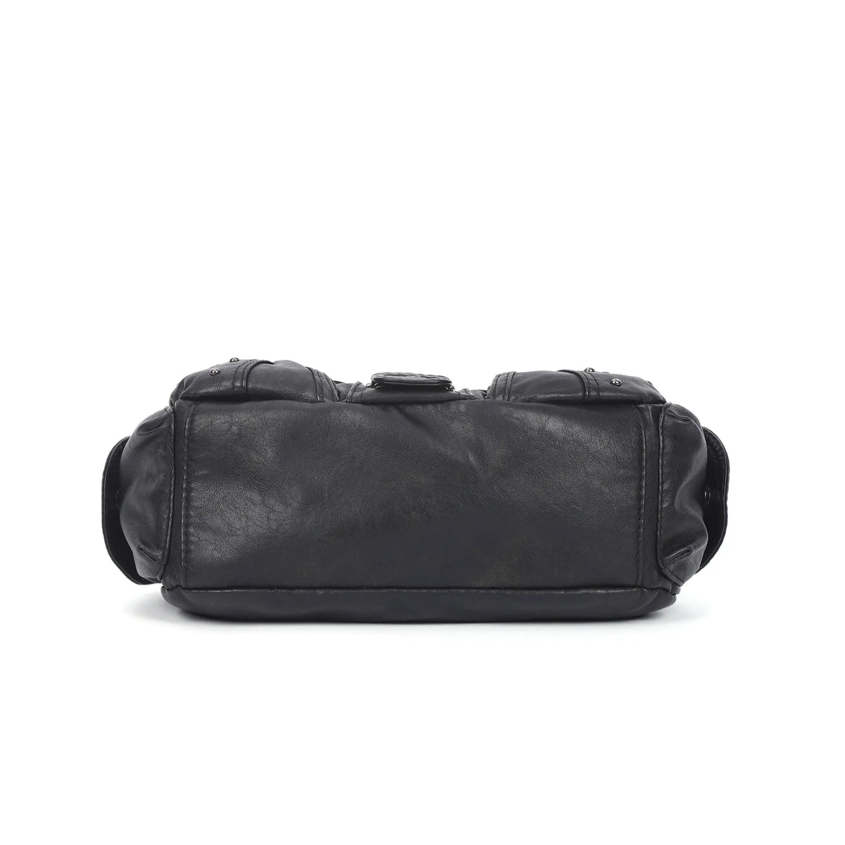 Studded Utility Multi-Pocket Shoulder Bag