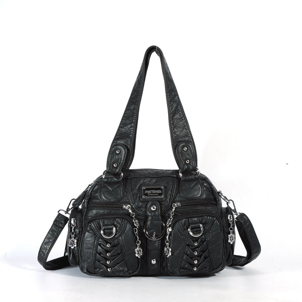 Washed Desigher Handbag For Women with Multi pockets